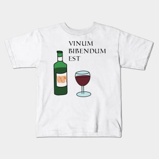 Latin Wine Lover Kids T-Shirt